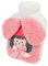 FRCOLOR Warmwasserbeutel warmhalte isolierflasche heizkissen pink heiße Kompresse Outdoor-Wärmflasche praktischer Wärmbeutel Handwärmer Plüschstoffe Thermosflasche Zubehör Student PVC Rosa