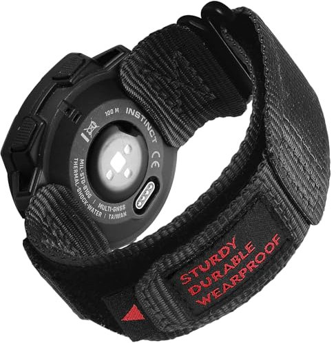 OTOPO Cinturino per orologio Garmin Instinct/Instinct 2 Solar, cinturino sportivo di ricambio in nylon per uomo