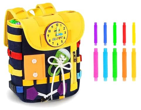 BEEOFICEPENG -DIY-Filzrucksack für Kinder für die Schule, Größe 11 9 LX 3,9 B