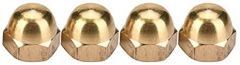 Messing-Hutmuttern-Set, M3-M12-Kuppelkopf-Sechskantmuttern-Set, Hutmuttern, Fahrzeugbefestigungen (M8 (10 Stück))