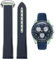 Danxancy Uhrenarmband für Omega x Swatch MoonSwatch/Rolex Uhr,Gebogenes Weiches Silikon Gummi Armband Omega x Swatch MoonSwatch Speedmaster Ersatzband Faltschließe Uhrenarmbänder Kautschuk 20mm