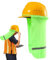 Parasol para visera de casco de seguridad, parasoles para casco de seguridad, parasoles de malla de alta visibilidad | Protección del cuello, casco de protección solar, parasoles para trabajos