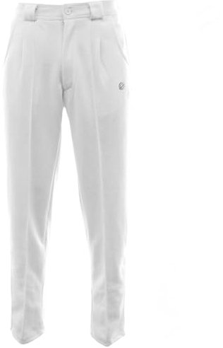 Green Play CHOOSE TO PLAY Men's Professional Sports Trousers Bowling Pant - Regular & Short Leg Lengths (UK, Waist & Inseam, 38, 31, White)
