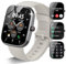 Csasan Smart Watch for Men Women Answer/Make Calls, 1.91 Touch smartwatch for men, 110+ Sports Modes with Heart Rate Sleep Monitor Step Counter, IP68 Waterproof Fitness Watch, Light Grey