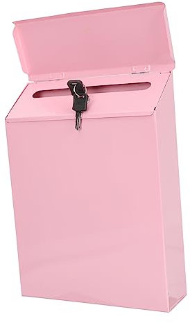 KONTONTY Haushalts-briefkasten Praktischem Design Kreative Vorschlagsbox Für Zuhause Schule Und Büro Wandmontage Rosa Robust Und Funktional