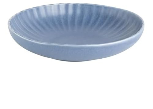 nisbets limited Olympia Corallite Blue Coupe Bowl - 220x50mm (Box 6) | Chip-resistant design ensures long-lasting commercial durability, built to withstand daily heavy-duty dishwashing.