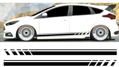 Seitenstreifen Aufkleber Grafik Aufkleber, für Ford Focus Fiesta ST RS Mk3 MK2 Turbo tu-88683
