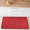 Comart - Küchenteppich Nancy – rutschfest – maschinenwaschbar – moderner Läufer aus Chenille – Läufer für Flur und Küche – weich und langlebig – Made in Italy – Rot – 50 x 75 cm