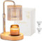 Candeldo Candle Warmer Lamp with Timer: Candle Warmers with 2 Bulbs Height Adjustable Candle Lamps Dimmable Wax Melt Home Bedroom Decor for Women