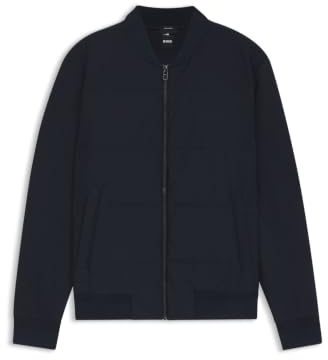 BOSS Herren H-Skiles 100 Sweatjacke mit Reißverschluss und gepolsterter Vorderseite