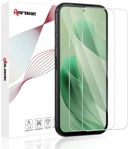 REROXE Schutzfolie für Panzerglas für Fairphone 5 5G, 2 Stück Ultra-HD Kratzfest 9H Härte Einfache Installation Fairphone 5 Displayschutzfolie, 2.5D Kante Hohe Empfindlichkeit Passgenau Schutzglas