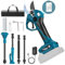 Akku Astschere mit Stange für Makita 18V Batterie,40 mm Schnittdurchmesser, 2M Teleskopstange,Elektrische Gartenschere mit LCD Display, Bürstenloser Akku Gartenschere für Gartenarbeit (Ohne Batterie)