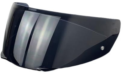 Motorrad Helmvisier, I90-Visierersatz, HJ-33-Helmschild for HJC i90-Helme, UV-Schutz, Winddichte Motorradhelmteile (schwarz, nur for den Tagesgebrauch)(Black-Day Use Only)
