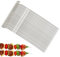 Aicerous® Lot de 30 Brochettes de Barbecue en Inox de 38cm, BBQ Brochettes, Kebab en Acier Inoxydable, adaptées aux Four suspendu et aux grilles de barbecue (Pour poêle suspendu)