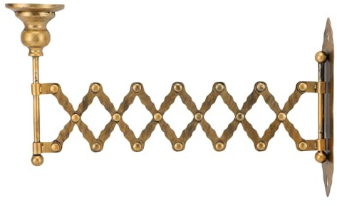 BAFOVY Vintage Metall -Wandkerzenhalter für Einstellbare Eisenkerzen mit Ausziehbarem Design von 6 Bis 13 Zoll für Wohnzimmer Schlafzimmer Hauswarming