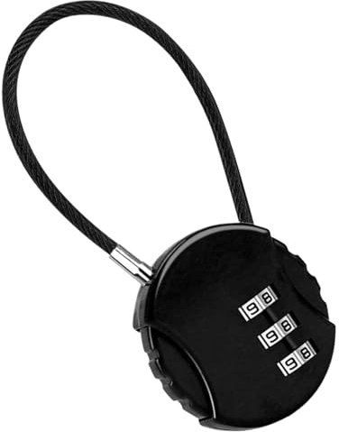 Candado Pequeño, Candado Combinado,Cerradura Combinada Para Taquilla De Forma - Cerraduras De Equipaje De Metal De 3 Dígitos Para Cerca, Caja De Herramientas, Maleta, Casillero Deportivo De Gi