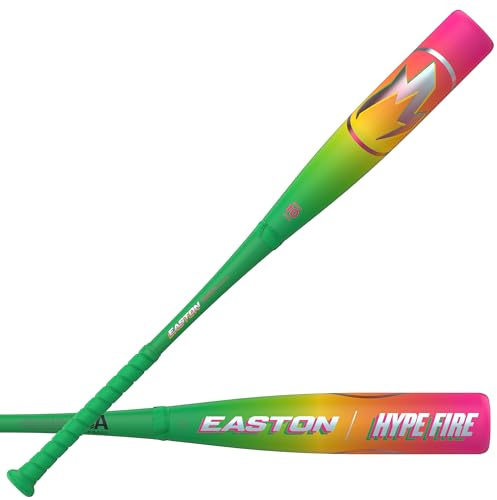 Easton Hype Fire Baseballschläger 2026, USA, -5 / -8 / -10 / -11 Drop | 6,1 cm Barrel | 2 Stück Verbundwerkstoff