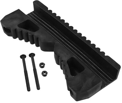 CashMuch Rubber Ladder for STABILIZER Accessory with 2 Screws, Wear Resistant Anti-Slip Pad for Utility Poles and Walls, 25 x 10 cm, Black