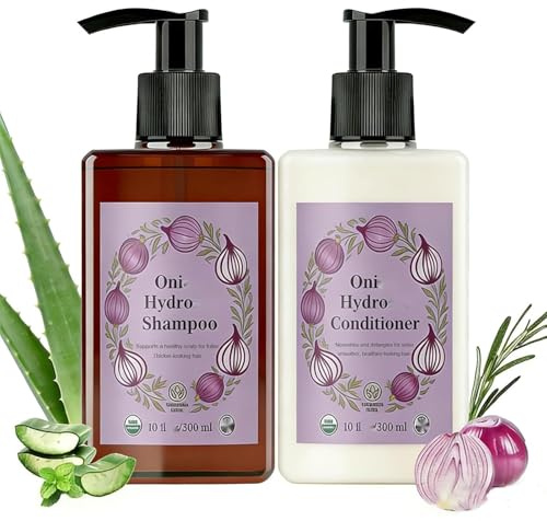 Shampoo für kräftigeres, volleres und dichteres Haar für alle Haartypen (2er-Set: Shampoo und Spülung)