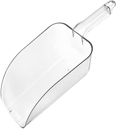 Vogue Scoop Polycarbonate - 64oz 370x147x95mm 1 9/10Ltr 64fl oz | Shatter-proof plastic resists food acids and oils, staying stable between -40°F and 210°F for ice-free cold storage.