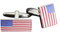 Flaggenfritze® Manschettenknöpfe Fahne/Flagge USA