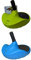 Set Alpen Gaudi Alpen Zipfel Grün und Blau Rodel Zipfelbob bis 100Kg belastbar Bob