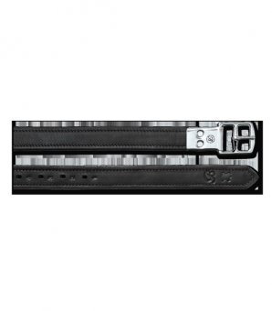 Waldhausen Bates Steigbügelriemen LUXE, schwarz, 147cm, schwarz, 147 cm