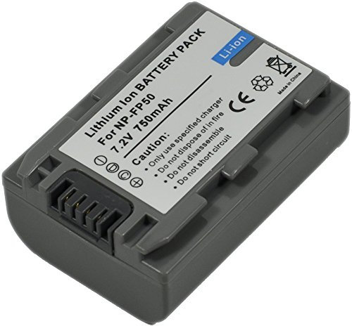 NP-FP50 Batterie pour Sony NPFP50 NP-FP30 NP-FP60 NP-FP70 NP-FP71 NP-FP90 DVD92 DVD92E HC16 HC16E HC17 HC27E