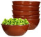 MamboCat - Set di 6 ciotole da portata in terracotta, Ø 16 cm, taglia M, mediterranee, smaltate, pezzi unici realizzati a mano, antiche/vintage, medievali, vichinghe