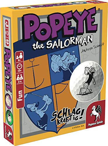 Pegasus Spiele 20045G - Popeye - Schlagkräftig! (Bierdeckelspiel)