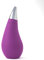 Kitchen Bathroom Counter top Squeezable Soap Dispensers Tear Drop Shape Bottle (Purple, ~7oz)