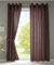 Gardinenbox 2er Set Vorhänge Schal Ösen »Berlin« HxB 245x140 cm Braun Blickdicht Microsatin Lichtdurchlässig Uni Matt, 20405N2