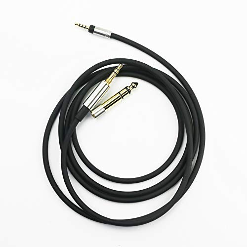 HansnBy Replacement Audio Cable Upgrade Headphone cord with Lock Connector Compatible with Sennheiser Momentum, Momentum 2.0, Momentum 3 Wireless, HD1 Headphone 2meters/6.6feet