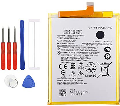 Vvsialeek LR50 Batteria compatibile per Moto Edge XT2063-3 con toolkit
