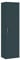 Oggi Carpino Kleiderschrank, 1türiger Kleiderschrank Mehrzweckschrank, Praktischer und Solider Allzweckschrank mit 1 Tür für unterschiedliche Räume, 184,7x50,2 (HxB) Anthrazit