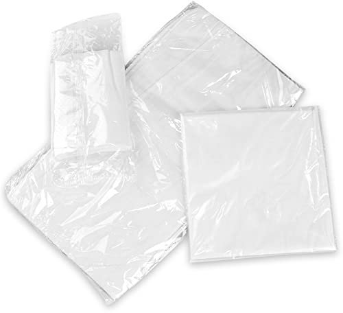 PimPam Factory - (Lot de 50) - Serviette toilette jetable Spunlace 40 x 80 cm - Absorption maximale - Serviette jetable coiffeur, sport, kiné - Serviettes toilettage canin - Fabriquées en Espagne