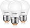 EXTRASTAR E27 LED Light Screw Bulb 6W, Warm White 3000K Energy Saving, 42W Equipment, Golf Ball Bulbs, 510LM, Non-Dimmable, 3 Count