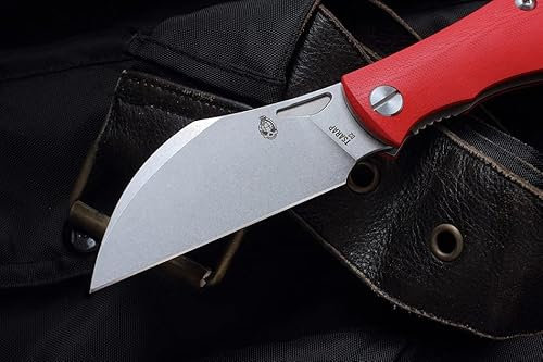 Mr. Blade Brutalica Modernes Taschenmesser — Tsarap Red — Exklusives Outdoormesser aus D2 Stahl