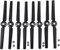 8 StüCke Propeller für Yuneec Q500 Typhoon 4 Karat Kamera Drone Teile Schnell Verschluss Selbst Hemmend Requisiten Klinge (Schwarz)