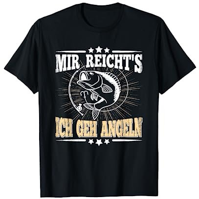 Mir Reicht's Ich Geh Angeln Fischer Lustiges Angler Herren T-Shirt