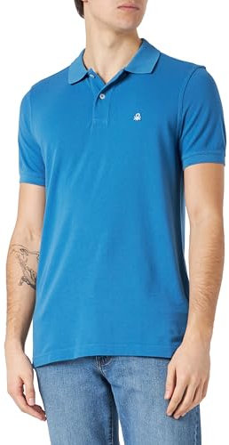United Colors of Benetton Herren Poloshirt M/M 3089J3179 Polohemd, Bluette 3 m6, Large