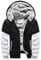 LEZUAN Felpa con Cappuccio Uomo Inverno Caldo Hoodie con Cerniera Integrale Felpe Uomo Pullover Giacca di Spessore Cappotto in Pile Foderato(Nero Bianco,S)
