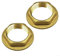 2pc Brass Back-nut for Bathroom Basin Taps - 1-1/4 BSP Brass Tap Plumbing Fitting Nut for Wash Hand Basin and Taps Fittings Accessories