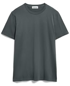 ARMEDANGELS Herren Regular T-Shirt aus Bio-Baumwolle JAAMES Regular Fit Space Steel XL