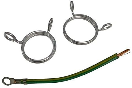 Wiska E-SPRING - BRASS EARTHING SPRING (M20/M25) Earthing Spring Clip (5 Pack) (25MM)