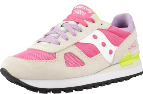 Saucony Shadow Original S1108-873 Sneaker Scarpa da Ginnastica Sportiva Donna E Ragazza. Numeri dal 36 al 41 (Pink-Sand, Sistema Taglie Calzature EU, Adulto, Numero, Media, 38)