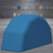 Garage pieghevole per moto, rimessa per auto mobile pieghevole semiautomatica esterna per moto, facile da installare e riporre, ventilato e traspirante (Blue 2.3 * 1.3 * 1.6m)