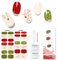 Semi Cured Gel Nail Strips - 28 pcs Gel Nail Stickers-Full Wraps, Long Lasting, UV Lamp Compatible - Salon Quality Nail Art Stickers, Easy to Apply