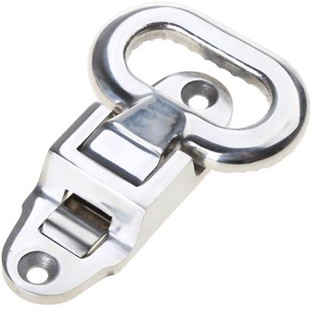 SHITINGRM Robuster 304 Edelstahl, zusammenklappbar, für Boote, Yacht, Auto, LKW, sicheres Fußpedal