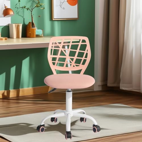 FurnitureR Chaise d'écriture de Noël pour garçons et Filles, Tissu Rose Plica, 39 x 40 x 87 cm